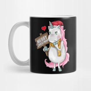 Kids Merry Christmas Unicorn Xmas Funny Christmas Mug